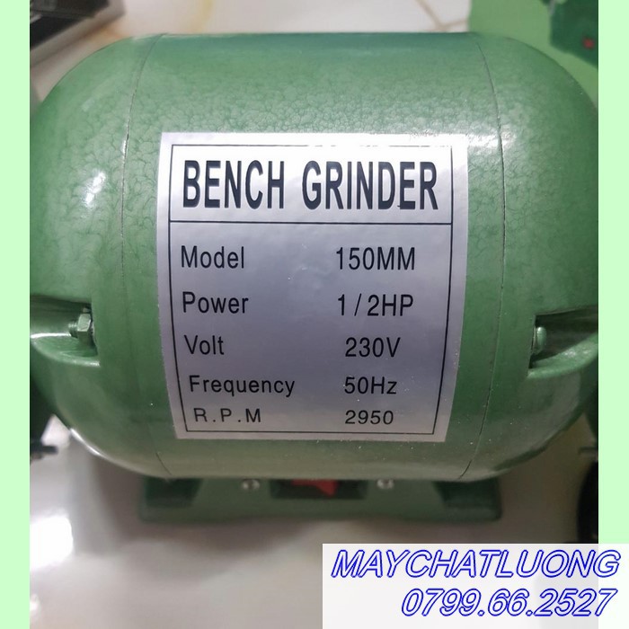 MÁY MÀI  2 ĐÁ  CHÍNH HÃNG BENCH  GINDER 1/4HP, 1/2HP, 3/4HP