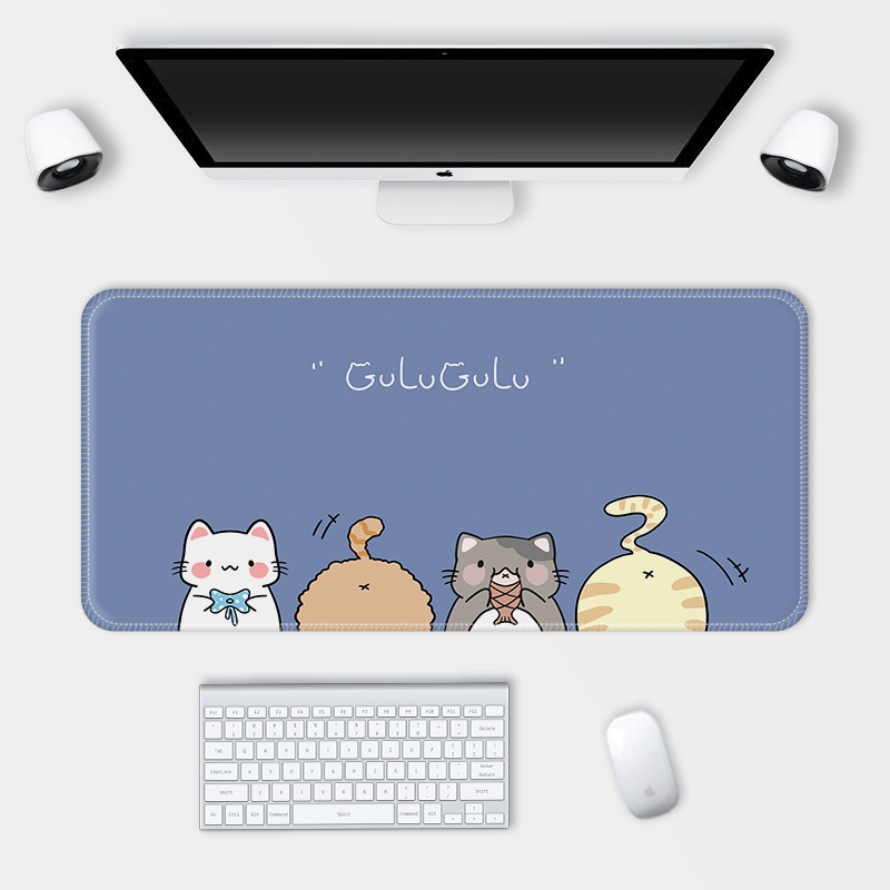 Tấm Lót Chuột Máy Tính Chống Trượt Chống Thấm Nước Họa Tiết Hoạt Hình Dễ Thương Độc Đáo DIY