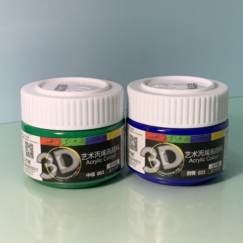 Màu Vẽ Acrylic 3D 100ml - Chính Hãng - Chất Lượng Tốt