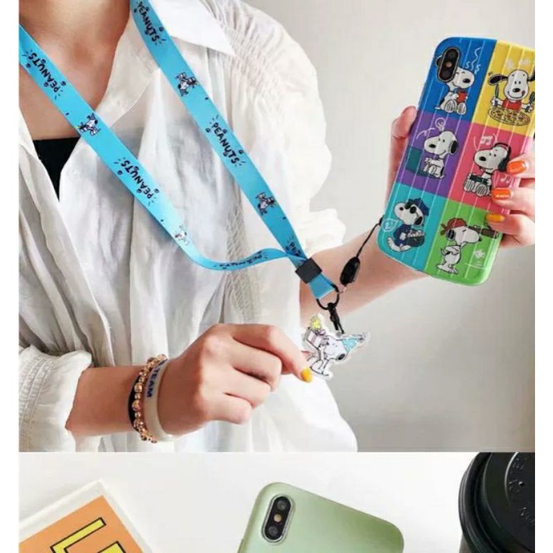 Dây Đeo Điện Thoại kèm charm Xinh Xắn dễ Thương
