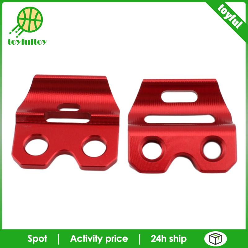 Set 2 Kẹp Giữ Dây Phanh Bằng Hợp Kim Nhôm Màu Đỏ Cho Honda CR125