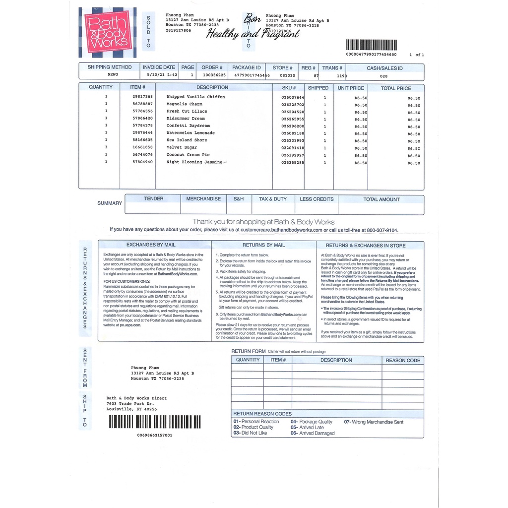 /BILL US - PART I/ Xịt thơm toàn thân 🍊 🍊 Travel size 🍊 75ml 🍊 Bath&Body Works 🍊 nhiều mùi 🍊