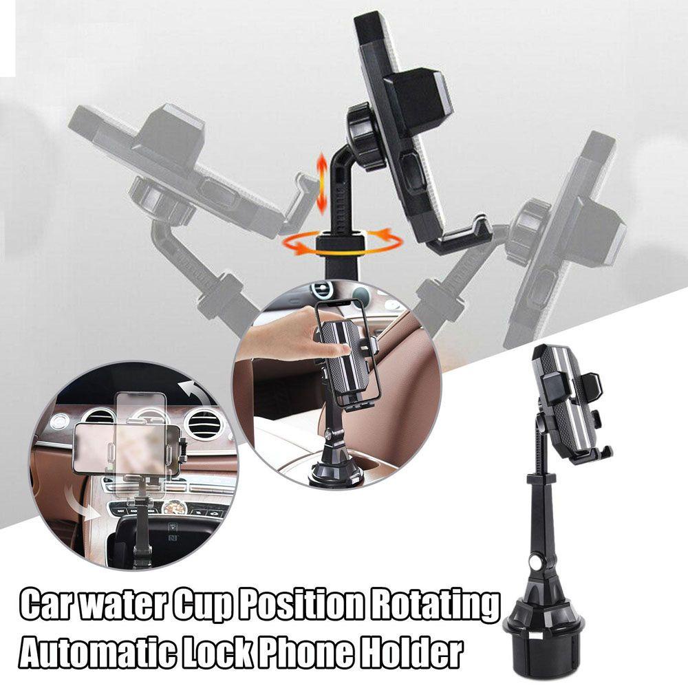 Giá Đỡ Điện Thoại / Cốc Nước Cổ Ngỗng Xoay Được Chất Lượng Cao Cho Xe Hơi