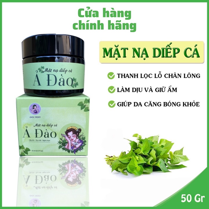 [Sỉ-Rẻ] Mặt Nạ Diếp Cá Ả Đào 50g Ngừa Mụn, Thải Độc, Giảm Sưng Đỏ – Yu643 [Lẻ-Sỉ]
