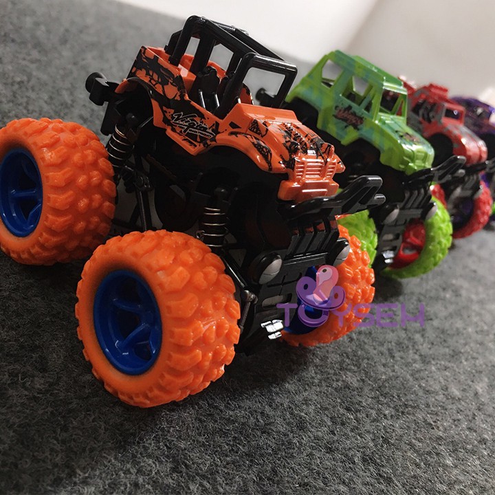 Đồ chơi trẻ em xe vượt địa hình nhào lộn Off Road toysem dành cho bé 3 tuổi - Quà tặng sinh nhật cho bé