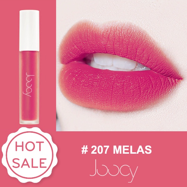 Son Kem Lì JOOCY Thiên Nhiên Mịn Môi, Chất Son Dày, Lâu Trôi Nhiều Màu Thời Trang Cá Tính Không Chì Giãm Môi Thâm