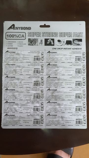 12 TUÝP KEO 502, KEO DÁN ĐA NĂNG ANYBOND