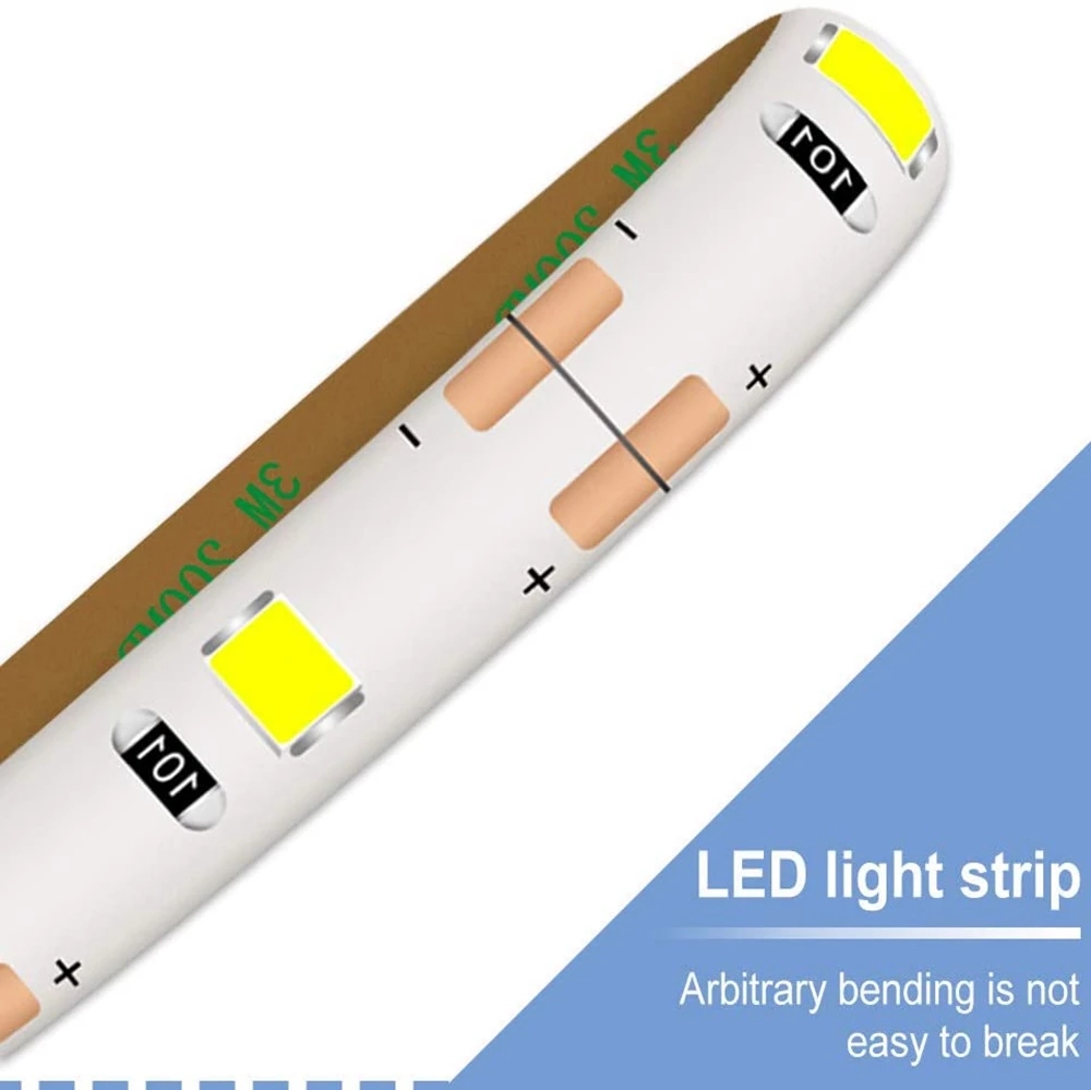 Dải Đèn Led Dài 1m 2m 5v Hai Chế Độ Sáng Dùng Trang Trí Nhà Cửa