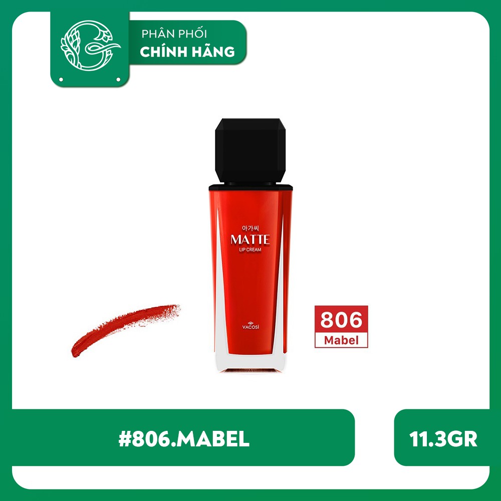 Son kem lì Vacosi Matte Lip Cream 11.3gr