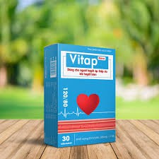 Vitap New -  Viên uống hỗ trợ bổ huyết, cải thiện huyết áp thấp (Hộp 30 viên)