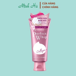 Sữa rửa mặt Senka Perfect Whip Collagen In 120g Nhật Bản