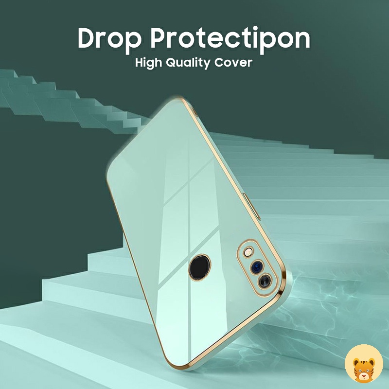 Ốp Điện Thoại Mạ Điện 5 Màu Sang Trọng Đơn Giản Cho Realme 3 3i 3 Pro