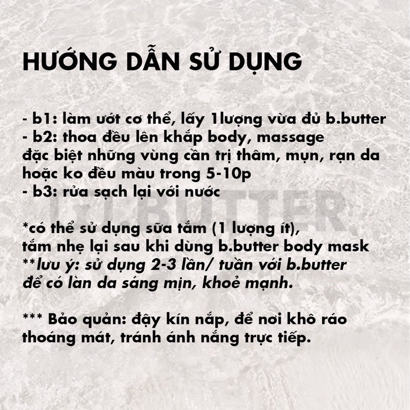 (SẢN PHẨM MỚI) Muối Tắm Body GIẢM MỤN, MỜ THÂM MÔNG, NÁCH, BẸN Sần Vòng 3 BODY LIGHTENING