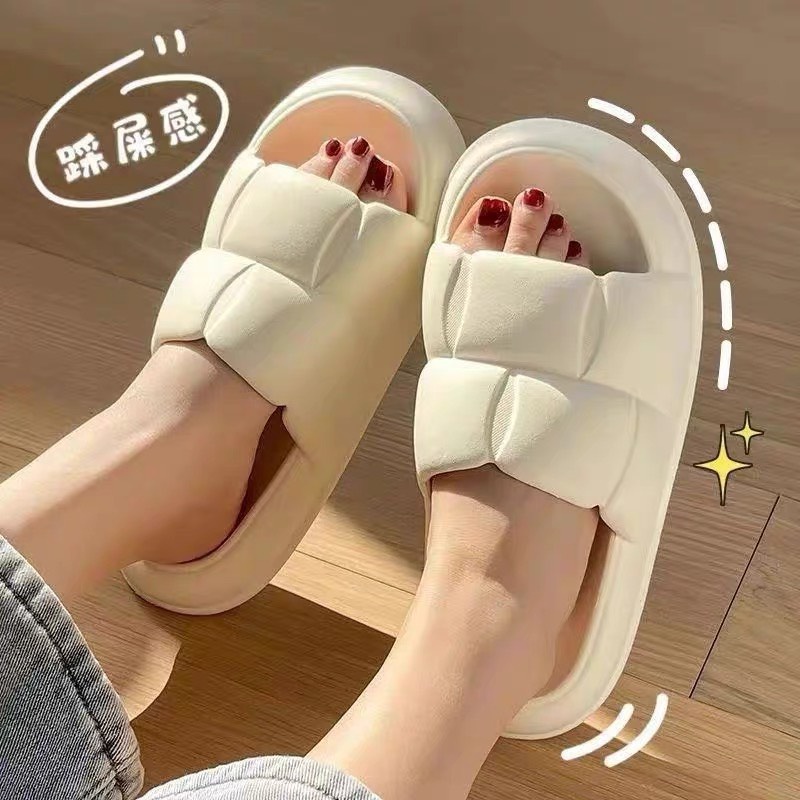 Dép nữ banh mì quai phồng siêu êm