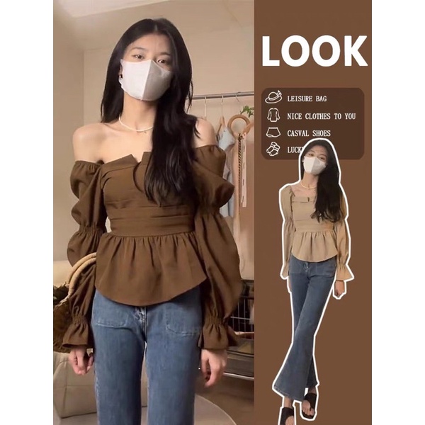 Áo Nhung Ly Ngực Tay Chun 3 Màu, Áo Nữ Kiểu Có Ảnh Thật