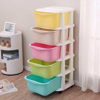 Tủ nhựa 5 tầng siêu xinh cho bé