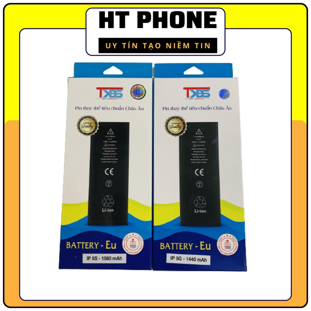 Pin iphone, pin zin eu chính hãng bảo hành 12 tháng 1 đổi 1 - HT PHONE