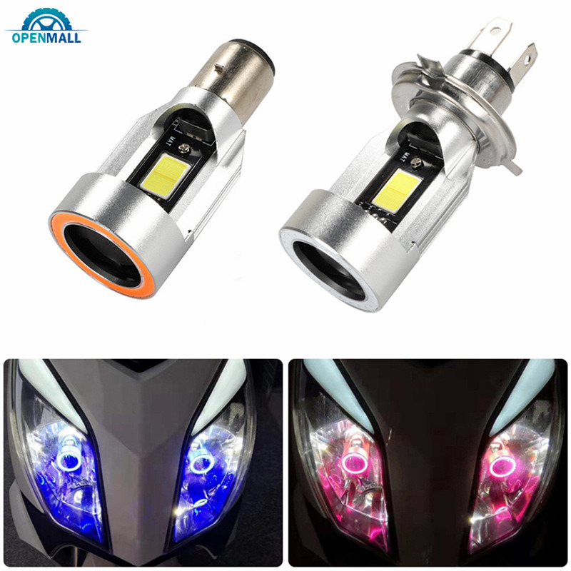 Đèn pha led H6 H4 Ba20D 12v-80v dành cho xe hơi/ xe mô tô