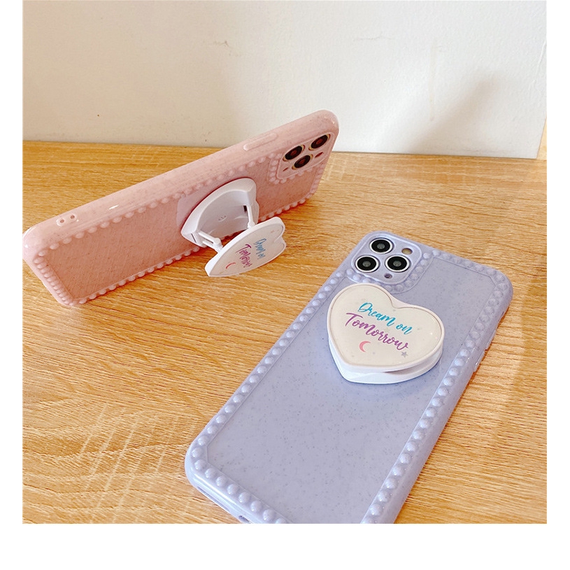 Dễ Thương Ốp Điện Thoại Có Giá Đỡ Hình Trái Tim Ba Chiều Cho Iphone 11pro Max Se20Iphone12 | BigBuy360 - bigbuy360.vn