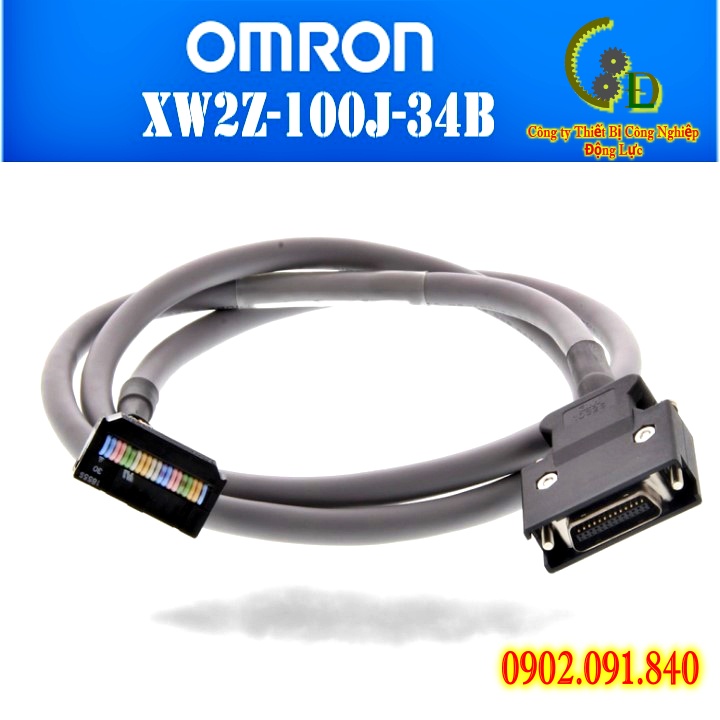 XW2Z-100J-B34 Omron ✴️VIP✴️ automation and safety terminal block cable, cáp khối điều khiển thiết bị đầu cuối