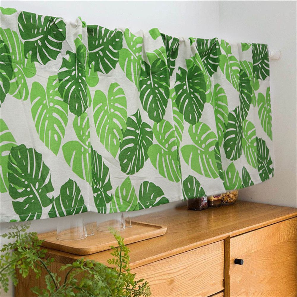 Rèm cửa ngắn nhiều họa tiết tùy chọn phong cách Nhật Bản đơn giản thanh lịch trang trí nhà bếp