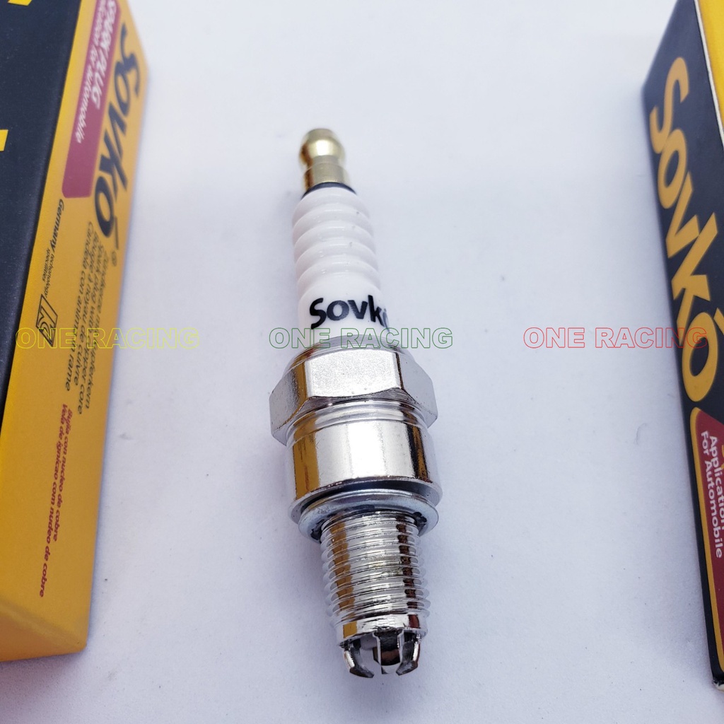 Bugi 3 chấu bạch kim sovko cao cấp gắn xe máy winner x ex 150 wave vision sirius và xe khác