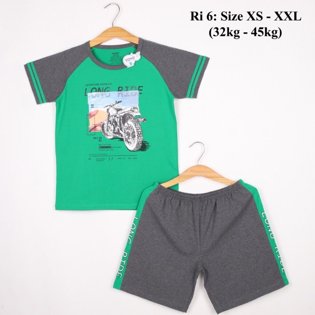 Đồ bộ bé trai YOYO