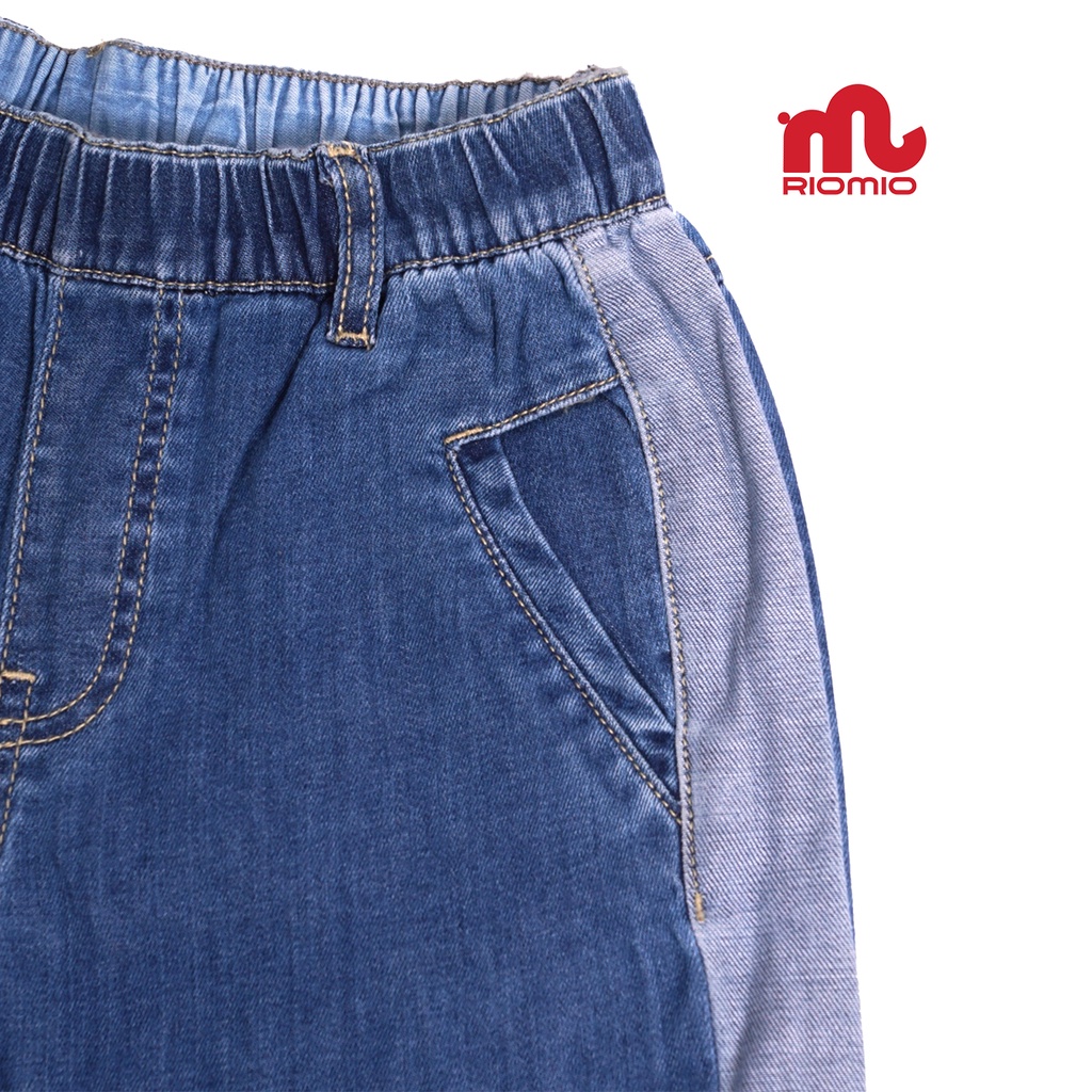 Quần jean bé gái RIOMIO ống suông chất liệu Denim Cotton USA thoải mái - RO007