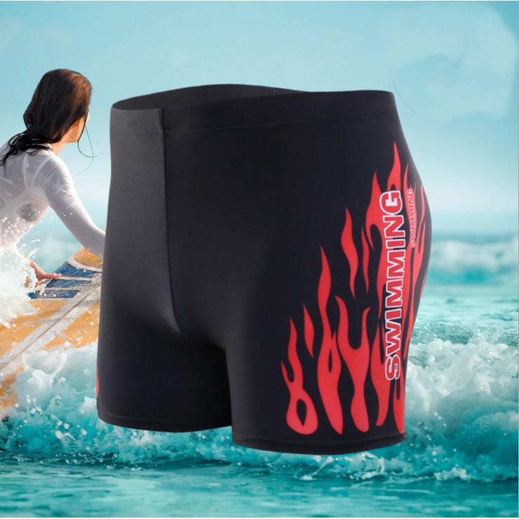 Quần bơi nam chống thấm nước siêu rẻ co giãn tốt phong cách năng động có dây rút tụt QB6099A