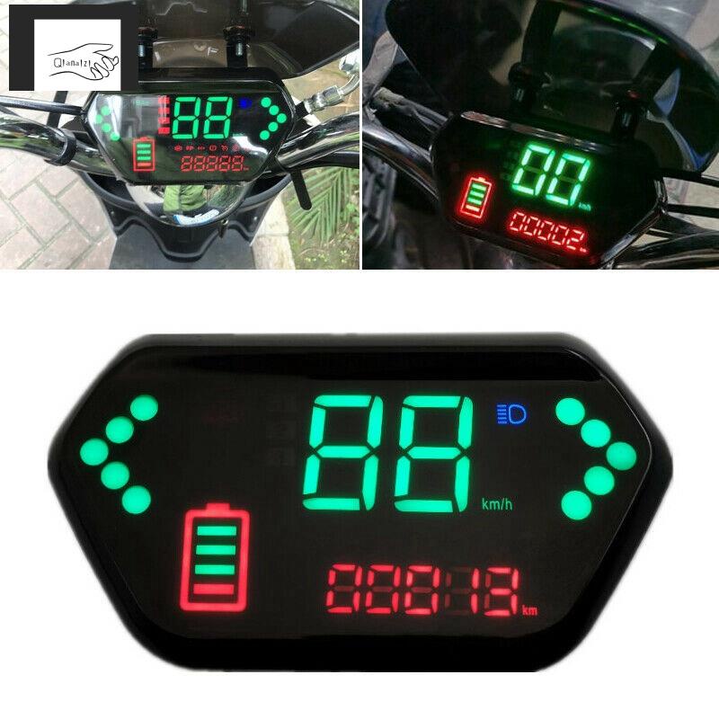 Đồng Hồ Đo Tốc Độ Màn Hình Lcd 48v / 60v Cho Xe Máy Điện