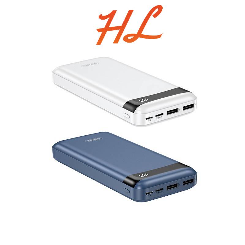 Pin Dự Phòng Remax RPP-259 20000mAh (2 Cổng Input / 2 Cổng Output) - BH 12 Tháng - Hunglongpc