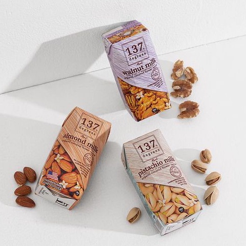 Sữa Hạt Óc Chó Nguyên Chất 137 DEGREES Thái Lan, 99% Từ Hạt Tươi,Không Đường, Không Sữa Bò