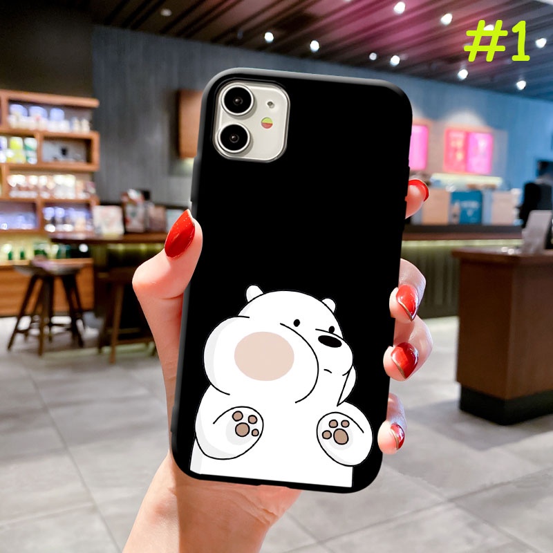 Ốp Điện Thoại Mềm Hình Gấu 3 Cho Samsung Galaxy S6 S7 Edge Plus S8 S9 S10 S20 Plus S20+ S20FE S10E S10 Lite