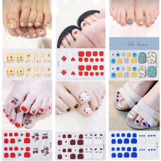 Sticker dán móng chân mẫu 3