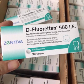 Vitamin D-Flouoretten 500 I.E Đức