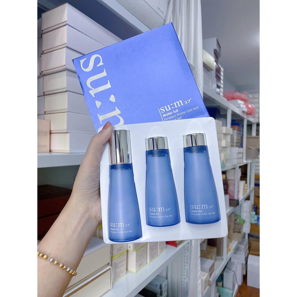 Xịt khoáng Sum xanh kiềm dầu cấp ẩm cấp nước cho da 60ml×3