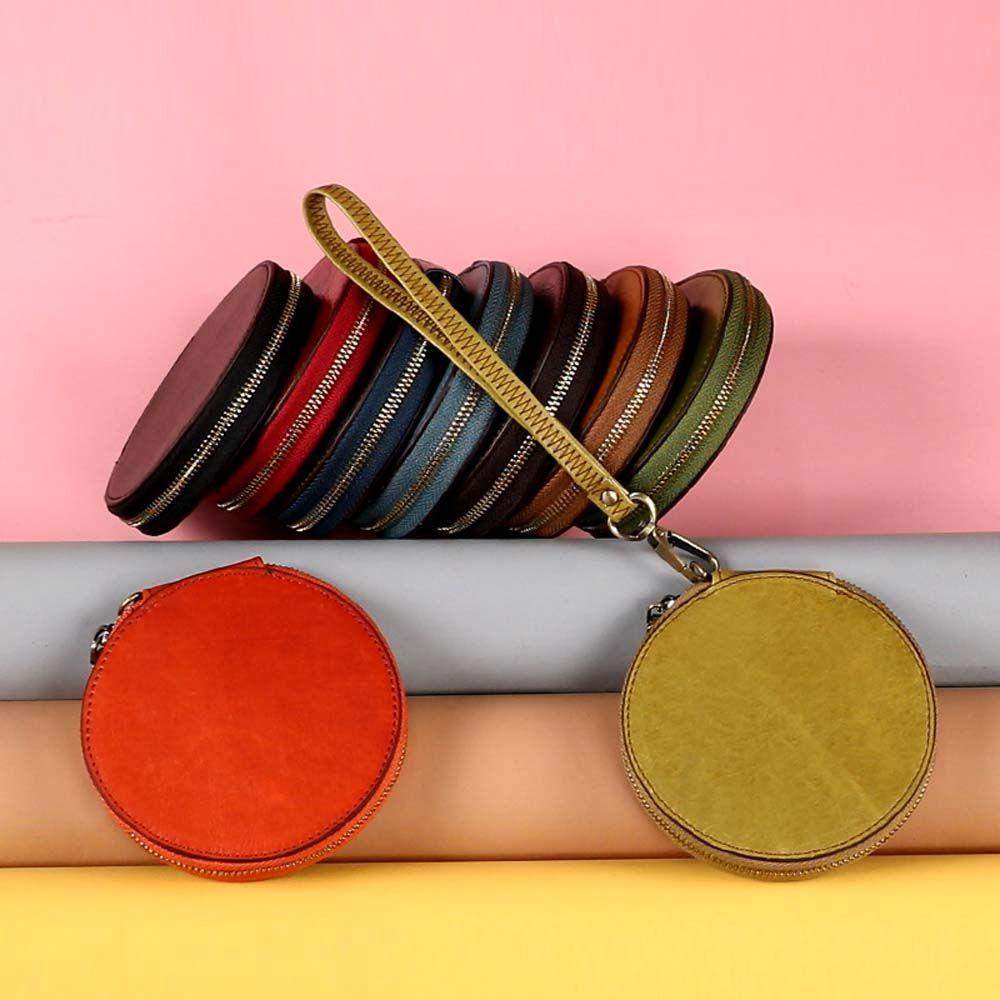 MXGOODS Ví Đựng Tiền Xu Nhỏ Xinh Có Khóa Kéo Thời Trang Cho Nữ