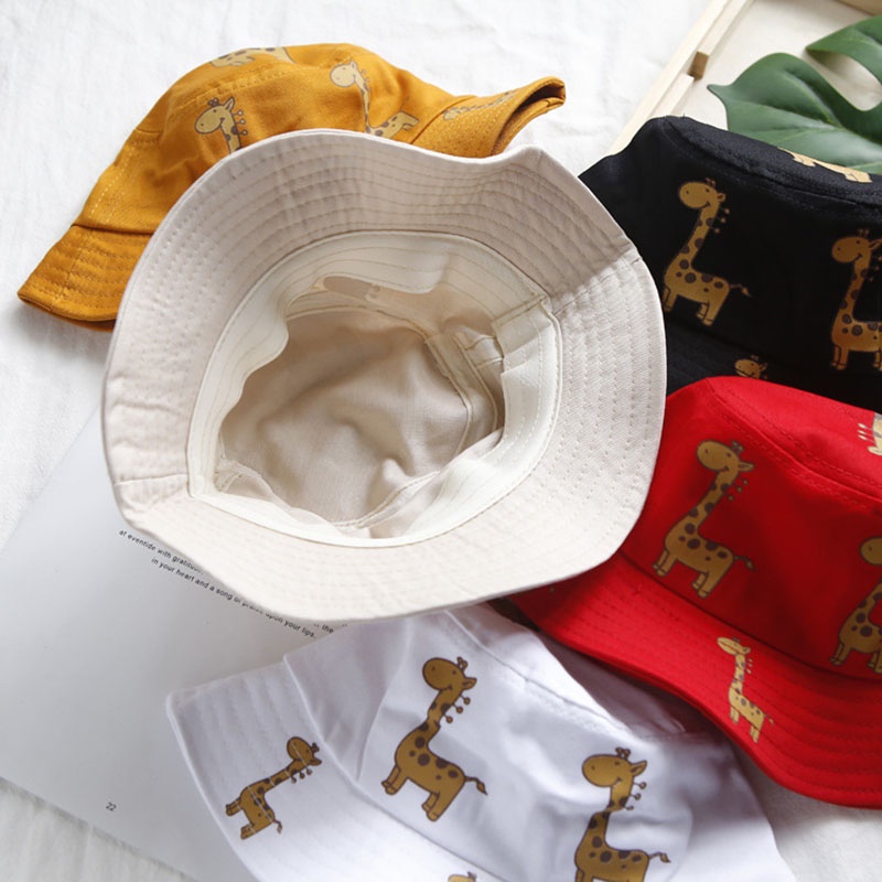 Mũ Tai Bèo Chống Nắng In Họa Tiết Hoạt Hình Thời Trang Xuân Hè Cho Bé Trai Và Gái