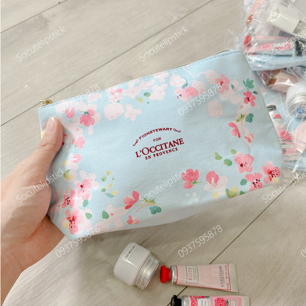 Set Dưỡng L'occitane (2 Kem Dưỡng Da Tay - 1 Kem mặt - 1 Sữa Tắm Cherry Blossom)