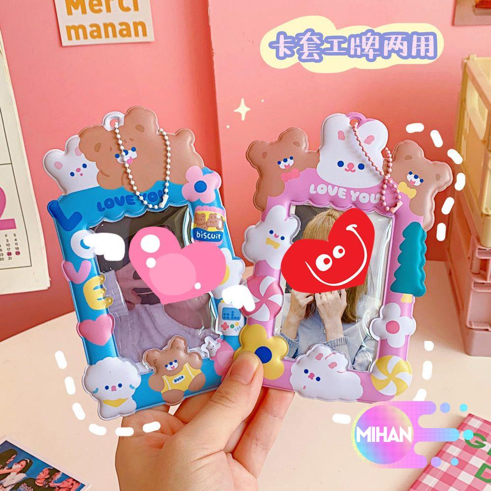 Dây đeo đựng thẻ ID học sinh in hình hoạt hình xinh xắn sử dụng bền