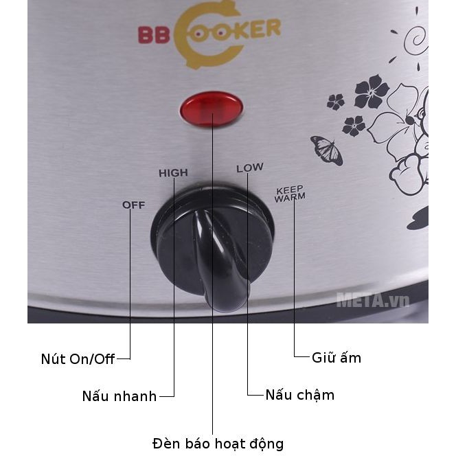 Nồi nấu chậm Hàn Quốc BBCooker 2.5L