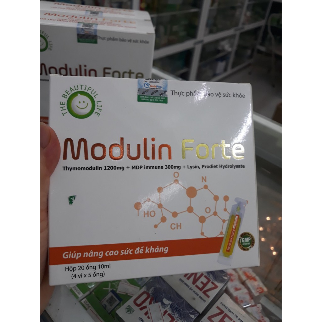 Siro uống MODULIN FORTE tăng đề kháng, giúp bé ăn ngon, ngủ ngon