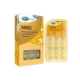 Viên Dưỡng Da NNO Vitamin E Khóa Ẩm Dưỡng Da Sáng Mịn ( Dạng vỉ 10v, hộp 30v)