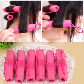 Set 6 lô uốn tóc bằng xốp DIY dành cho nữ