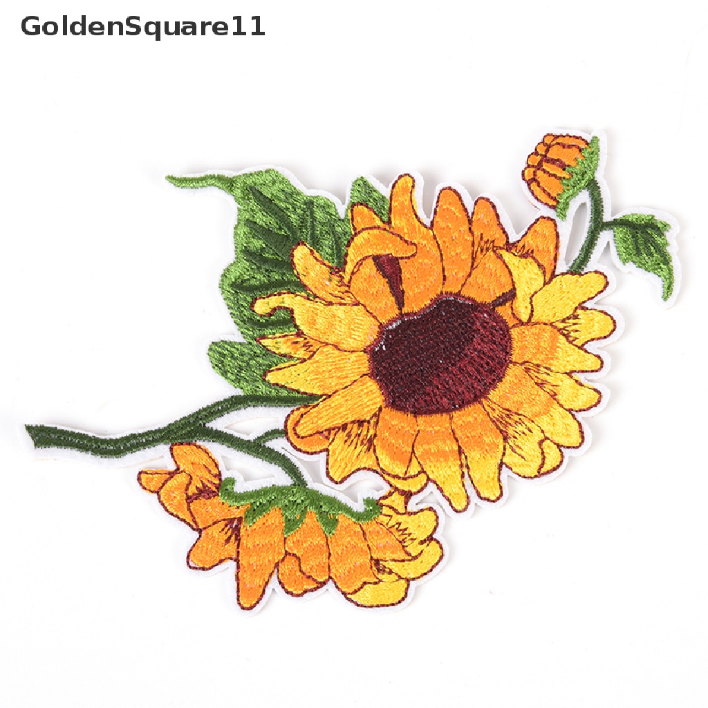 [Goldsquare11] Sticker Ủi Thêu Hình Hoa Hướng Dương