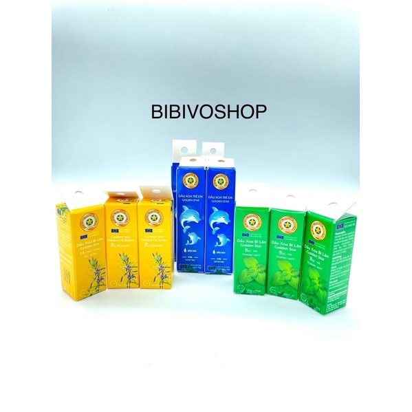 Dầu Gió Bi Lăn Thảo Dược - Lavender - Rosemary - Mintfresh - Danapha Việt Nam xuất khẩu