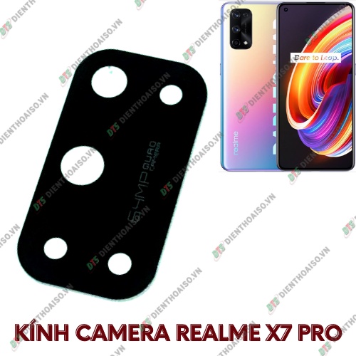 Mặt kính camera realme x7 pro 5g có sẵn keo