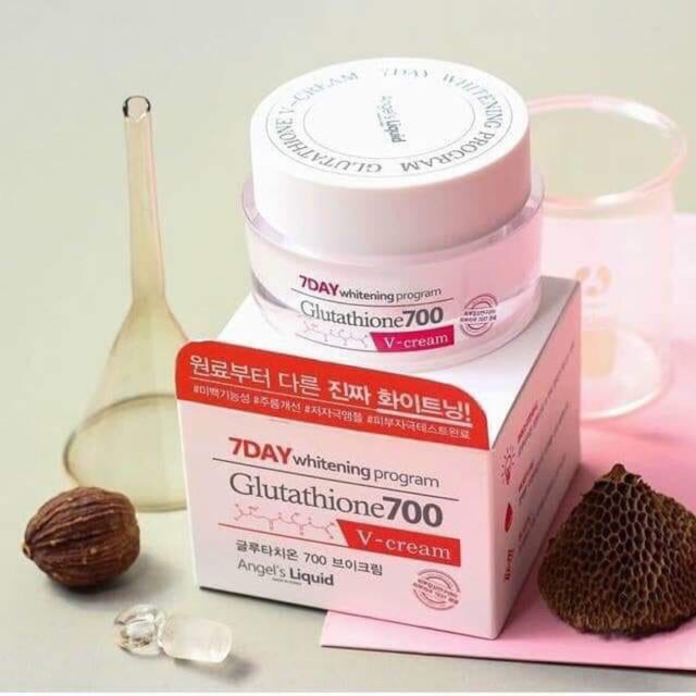 Kem Dưỡng Trắng Da 7 Day Whitening Program Glutathione 700 V- Ample