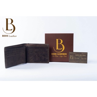 Ví nam da thật Bois Leather da bò cao cấp (đủ loại ví ngang, ví dọc)