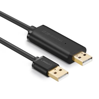 2M màu đen Bộ truyền dữ liệu giữa 2 máy tính qua cổng USB 2.0  có chipset UGREEN 20233 US166